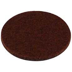 【FQ2804】光 キズ防止フェルト 茶 2.3×28mm丸 8個入