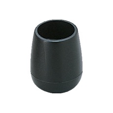 【G-8-182】光 イス脚キャップ(パイプ用)黒丸 18mm