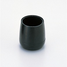 【G-8-242】光 イス脚キャップ(パイプ用)黒丸 24mm
