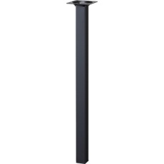 【KSK254-1】光 スマートレグ角脚 25×25×400mm 黒