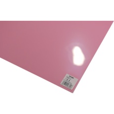 【P466-2】光 PP板 桃 0.2×460×650mm