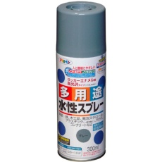 【565037】アサヒペン 水性多用途スプレー 300ML グレー