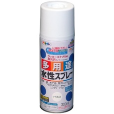 【565327】アサヒペン 水性多用途スプレー 300ML ツヤ消し白