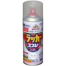 【568052】アサヒペン アスペンラッカースプレー300ml クリヤ(透明)