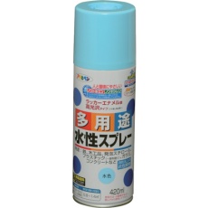 【566201】アサヒペン 水性多用途スプレー 420ML 水色