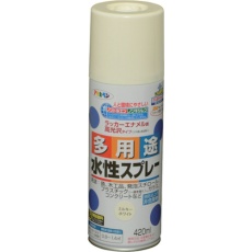 【566225】アサヒペン 水性多用途スプレー 420ML ミルキーホワイト