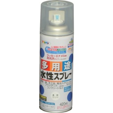 【566317】アサヒペン 水性多用途スプレー 420ML クリヤ