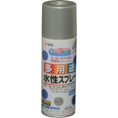 【566355】アサヒペン 水性多用途スプレー 420ML シルバー