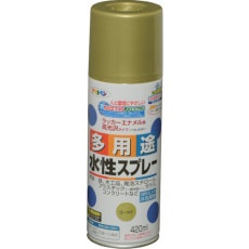 【566362】アサヒペン 水性多用途スプレー 420ML ゴールド