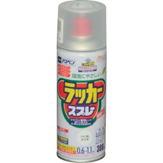 【568175】アサヒペン アスペンラッカースプレー 300ML ツヤ消しクリヤ