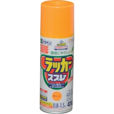 【568649】アサヒペン アスペンラッカースプレー 420ML オレンジ