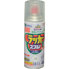 【568670】アサヒペン アスペンラッカースプレー 420ML ツヤ消しクリヤ