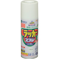 【568779】アサヒペン アスペンラッカースプレー 420ML ツヤ消し白