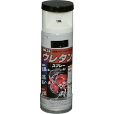 【604811】アサヒペン 弱溶剤型2液ウレタンスプレー 300ML 黒