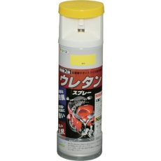 【604835】アサヒペン 弱溶剤型2液ウレタンスプレー 300ML 黄色