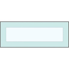 【819-491】ユニット 床面表示ステッカー 50巾用
