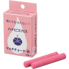 【289091】緑十字 マルチチョーク(雨天使用可能タイプ) 赤 マルチチョーク-R 12Φ×80mm 10本組