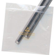 【13882】DESCO ESDバッグ、STATFREE、透明、ジップ式、203 mm x 254 mm、入数100