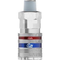 【10-550-2154】CEJN シリーズ550 eSafe カップリング オネジ R3/8インチ