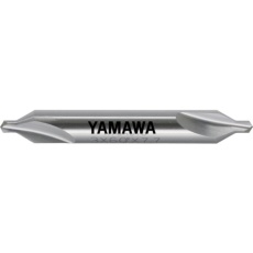 【C-CD-S-1.5】ヤマワ 弱ねじれ溝A形60° 超硬センタ穴ドリル C-CD-S 1.5X60°X5