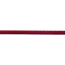 【R-SY15V-RED】赤コーティングワイヤロープ100m巻