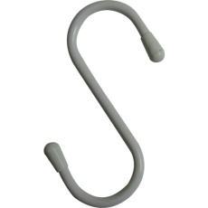 【ISH-100V-WHITE】白 Sフック100mm (20個入)