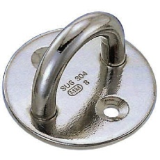 【RI-8】水本 アイスクリュー ステンレス ラウンドアイ 径50mm