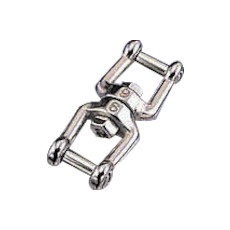 【WSC-6】水本 ステンレス 沈みダブルシャックル 全長64mm