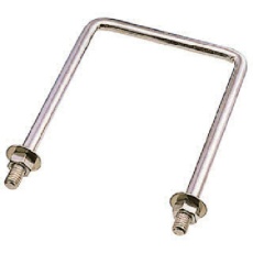 【KB-10W150】水本 吊金具(ボルトタイプ) ステンレス コの字ボルト ピッチ101.5mm (1個入) 長さ150mm