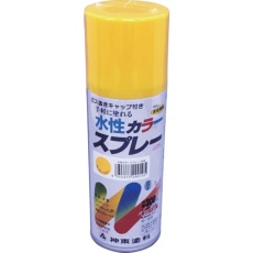 【2910-0.3】シントー 水性カラースプレー イエロー 300ML
