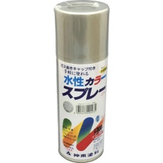 【2923-0.3】シントー 水性カラースプレー 速乾シルバー 300ML