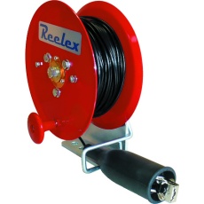 【ER-435M】Reelex アースリール 0.75SQ×35m 50Aアースクリップ付