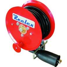 【ER-820M】Reelex アースリール 5.5SQ×20m 50Aアースクリップ付