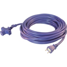 【VCTM-10B】トライアングルマルチタップ 125V-15A 10m 紺
