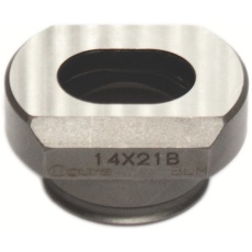 【5332190】Ogura 電動油圧パンチャー用替刃長穴ダイス12X18mm