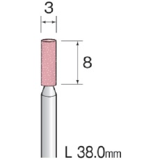 【JA3042】Minimo 精密砥石 SP砥粒#120 φ3 (10本入)