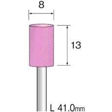 【JA3046】Minimo 精密砥石 SP砥粒#100 φ8 (10本入)