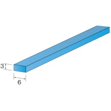 【RD1201】Minimo ブルーストーン WA#120 3×6mm (10個入)