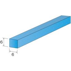 【RD1213】Minimo ブルーストーン WA#240 6×6mm (10個入)