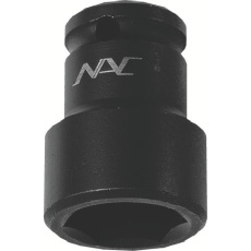 【317D】ナック ソケット ショートタイプ 12PT 差込角9.52x対辺17mm