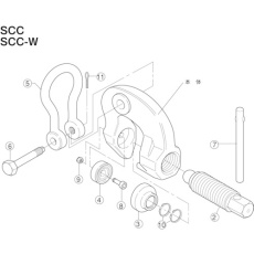 【SCCT0.5】スーパー スクリューカムクランプ(SCC)用カム