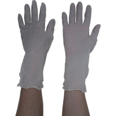 【560-L】トワロン 使い捨て手袋 ニトリル手袋極薄手 L (10枚入)