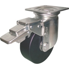 【HEMC-JMB150CD】ヨドノ 重荷重用導電MCナイロン車輪(ベアリング入)自在金具ストッパー付
