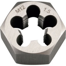 【22241】スレッドマスター 六角ダイス M12×1.5mm 六角サイズ24MM(合金工具鋼)