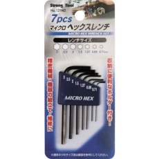 【12943】ストロングツール 7pcs マイクロヘックスレンチ mmサイズ