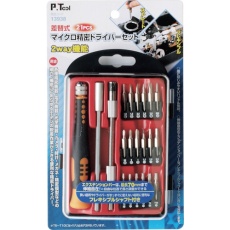 【13938】P・TOOL 21pcs差替式マイクロ精密ドライバー組 2Way機能