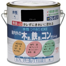 【4976124420610】ニッぺ 水性つやありEXE 0.7L ブラック HSU106-0.7