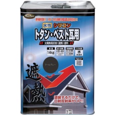 【4976124201271】ニッぺ 水性シリコントタン・ベスト瓦用遮熱塗料 14kg クールグレー HYN305-14