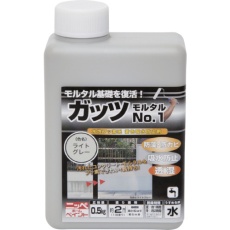 【4976124146305】ニッぺ ガッツ モルタルNO.1 0.5kg ライトグレー HYR001-0.5
