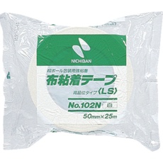 【102N5-50】布粘着テープ102N白50mmX25m